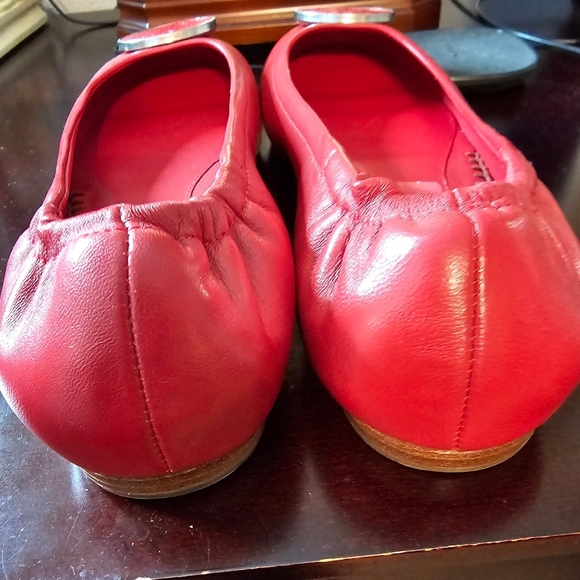 Brooks Brothers Red Ballet Leather Flats size 8 EUC - Picture 8 of 12